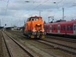 Am 13.04.2014 kam die Nortrail G6 (650 116)Lz aus Richtung Berlin durch Stendal und fuhr weiter in Richtung Wittenberge. 