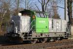 Vossloh 650 102  Reiner  am 11.3.14 als Lz in Ratingen-Lintorf.