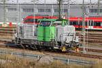 Bei bestem Fotowetter war 650 114-8 am 11.11.2016 im BW Rostock Hbf unterwegs.