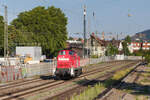 290 632 als Tfzf in Richtung Stuttgart-Untertürkheim am 11.08.2022 in Stuttgart-Münster.