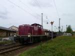 290 371-4 bei der Ausfahrt am 19.09.11 im Hbf Zwickau/Sachs.