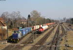 293 515-3 und 261 079-8 in Aschaffenburg Hafen 28.2.18