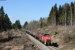 294 843-8 mit dem GC 60244 (Hausach-Rammelswiesen) bei Zollhaus 20.3.19