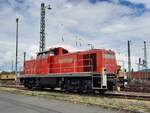 DB 294 771-1 wartete am 30.06.2021 in Bebra auf neue Aufgaben.