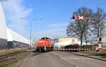 294 665-5 rangiert im Kehler Hafen 1.3.22