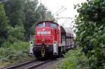 294 806 bringt einen gemischten Gterzug nach Oberhausen. 25.07.2008