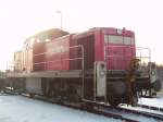 294 825-5 hatte am 05.01.2009 in Haldensleben nicht allzu viel zu tun.