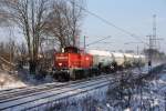 294 631 fuhr am 04.01.2010 durch Hannover HAlten. Die Lok war auf dem Weg von Dollbergen nach Hannover Linden Fischerhof.