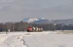 294 760 mit EK56937 am 07.12.2012 bei Hirschau (Strecke Amberg-Schnaittenbach)