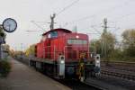 Am 06.11.2013 musste 294 846-1 auf dem Weg nach Diepholz in Lemfrde die Fernverkehrszge berholen lassen.