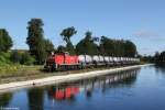 294 795 mit dem Flaschenzug am 28.08.2014 bei Schalchen.