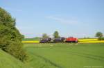 294 729 (98 80 3294 729-9 D-DB) mit EK56930 am 15.05.2013 bei Hirschau (Strecke Amberg - Schnaittenbach)