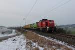 294 747-1 DB Schenker bei Ebersdorf b. Coburg am 01.03.2016.