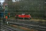 Die Duisburger 294 772 verbringt den ganzen Samstag auf dem Nebengleis in Kreuztal Gbf.