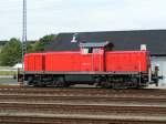 Rangierlok 294 143-3 abgestellt im Bahnhofsgelnde von Montabaur am 23.08.04.