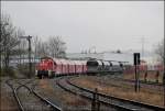 Statt einer G1206er wartet  leider  die 294 874 mit ihrem Kalkzug in Horlecke auf die Abfahrt nach Schwerte(Ruhr).