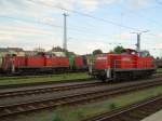 Die 294 747 und die 294 150 am 13.05.2008 in Bamberg.