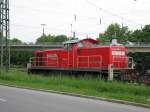 Die 294 629-1 der Railion Logistics bei Rangierarbeiten im Donaueschinger Bahnhof am 24.05.09.