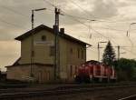 Am Abend des 30.04.2010 besuchte uns die 294 797 als Lokzug zusammen mit der 363 819 -4. Hier zusehen vor dem eh. Mangoldinger Bahnhof.