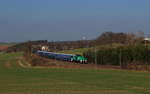 Leerreisezug DLr 86842 holte am 08.04.18 vier Personenwagen aus Neumark/Sachs.