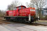 DB Cargo 295 587-1 in Hanau Hafen am 10.03.24