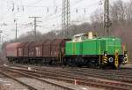 295 049-1 der Brohltalbahn im Einsatz fr die RSE, aufgenommen in Gremberg am 15.03.2013