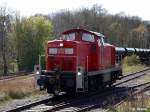 295 022-8 war beim rangieren im bhf glinde am 14.04.14