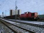 298 313,am 24.Januar 2013,beim Rangieren im Bahnhof Stralsund Rgendamm.