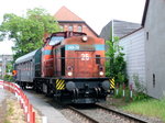 Am 21.05.2016 fuhr der Sonderzug mit 298 135 in das RAW Stendal.