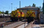 MEG 114 298 151-2 & MEG 73 345 373-5 in Böhlen bei Leipzig 07.08.2016