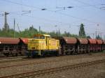 EBW Cargo V60.05 bei Rangierarbeiten in Bochum Ehrenfeld.(28.07.2008)