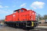 WFL Lok 5/345 674-5 der WFL bei den 15. Eisenbahntage in Leipzig Plagwitz 28.03.2015