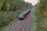 345 397-4 zieht ihren Zug bei Laupheim in Richtung Erbach(Württ). 25.09.2015