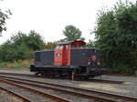 HTS Kassel V60 Ost 345 901 am 19.09.16 im Hanau Hafen vom einen Parkplatz aus fotografiert