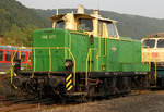 360 573 der BEG in der Fahrzeugausstellung in Brohl am 26.08.2017