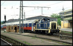 Am 13.5.1995 konnte ich um 12.20 Uhr russische Liegewagen in Aachen HBF fotografieren. Diese wurden dort von DB 360608 rangiert.