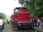 BR 260 am anderen Ende des Zuges, hier im Bahnhof Grenzau
BR 260 1094