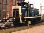 361 172-0 auf Emden Gterbahnhof am 20-10-1988.