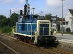 DB 261 671-2 in Bochum Hbf.,Gleis 4 abgestellt.(10.09.2008)