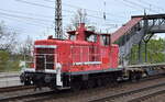 DB Cargo AG, Mainz mit ihrer  362 406-1  (NVR:  98 80 3362 406-1 D-DB ) mit einigen Güterwagen auf dem Rückweg zu ihrem Standort Rbf.