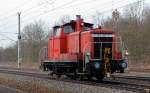 Ein Dreibein Lz auf freier Strecke. 362 391 war am 10.04.13 bei Burgkemnitz auf dem Weg nach Wittenberg.