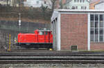 Bei strömendem Regen wurde 363 815 der Passauer Eisenbahnfreunde in Passau fotografiert.