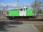 Am 19.Februar 2023 stand in Angermünde die SETG 363 809.