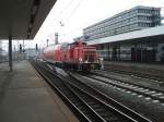 363 111 mit einem Steuerwagen am 4.1.2008 in Hannover Hbf.