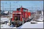 363 218-9 kommt zu seinem Fototermin kurz bis an die Rampe...
Stralsund am 04.03.05 