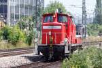 Die 363 auf der Fahrt zu ihrem bernachtungsbahnhof Feldkirchen bei Mnchen.