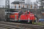 Die 363 441-7 bringt RE1 nach Aachen Hbf, wegen bauarbeiten ist fr viele zge Aachen dass end-bahnhof am 17 marz 2012.