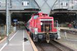363 440-9 stellte den Schadzug in Leipzig Hbf zur Abfahrt bereit. 17.10.2013
