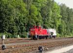 363 144 zusehen am 02.06.14 in Marktredwitz mit einem Unkrautbekämpfungszug.