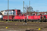 363 192-6 (links) und 363 708-9 Plattling 20.11.2016